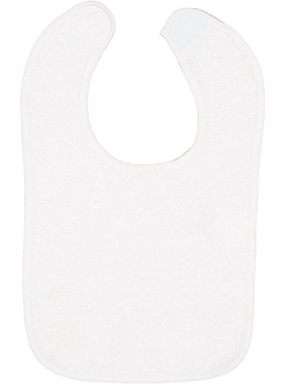 Infant Contrast Trim Terry Bib Rabbit Skins 1003