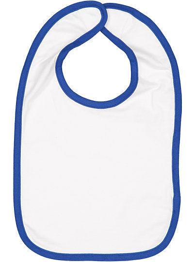 Infant Contrast Trim Bib Rabbit Skins 1004