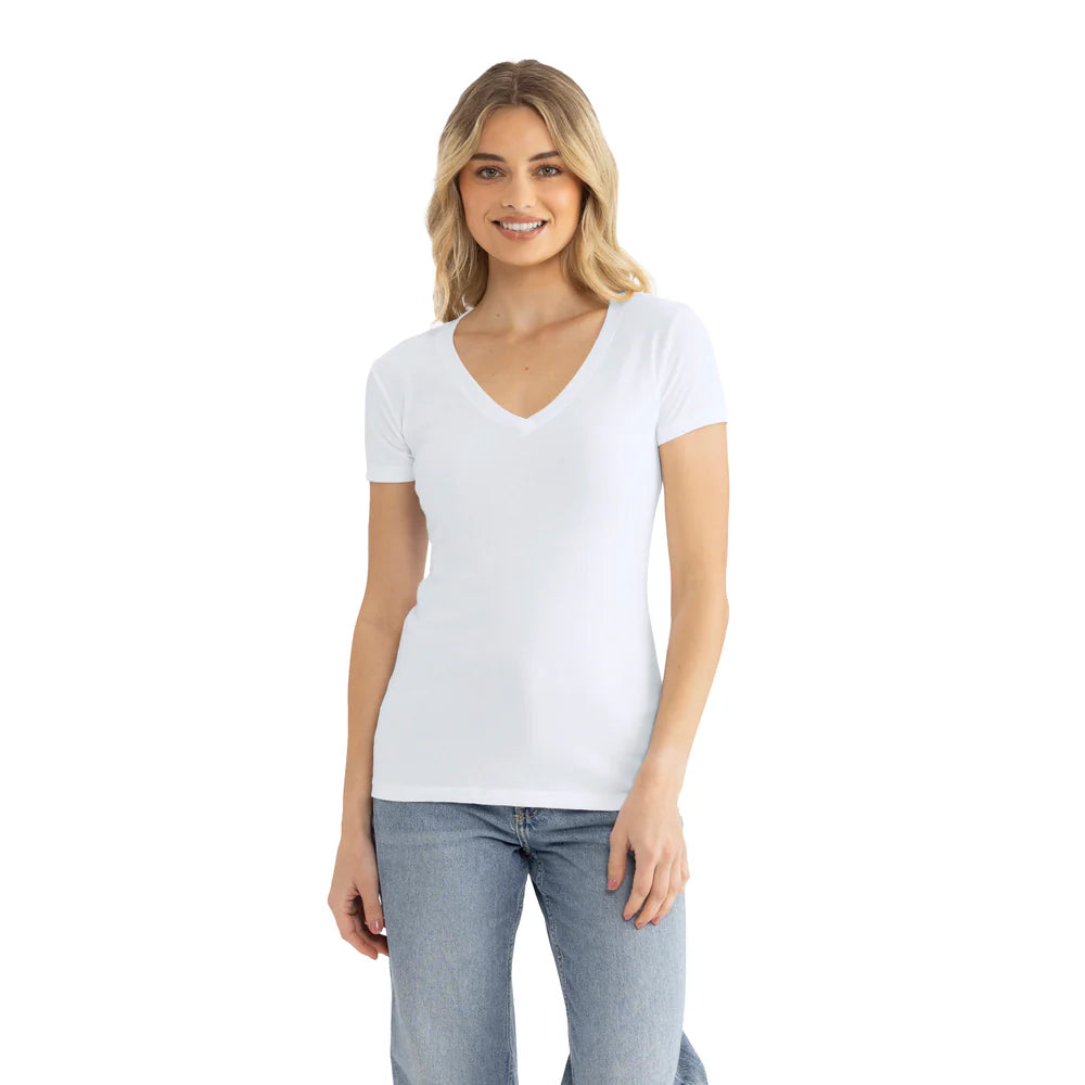 1540 Women's Ideal V-Neck T-Shirt Next Level SIZES X-SMALL, SMALL, MEDIUM, & LARGE