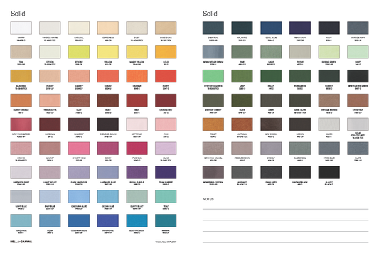 BELLA+CANVAS COLOR CARD