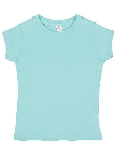 Toddler Girls Fine Jersey Tee Rabbit Skins 3316