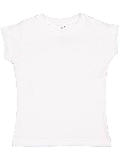 Toddler Girls Fine Jersey Tee Rabbit Skins 3316