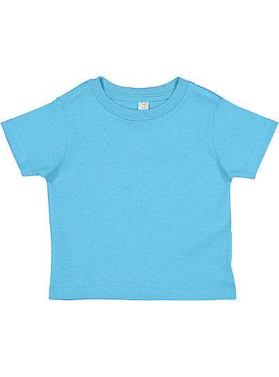 Toddler Fine Jersey Tee Rabbit Skins 3321 APPLE TO CARDINAL BLACKOUT