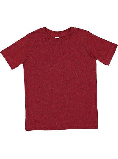 Toddler Fine Jersey Tee Rabbit Skins 3321 APPLE TO CARDINAL BLACKOUT