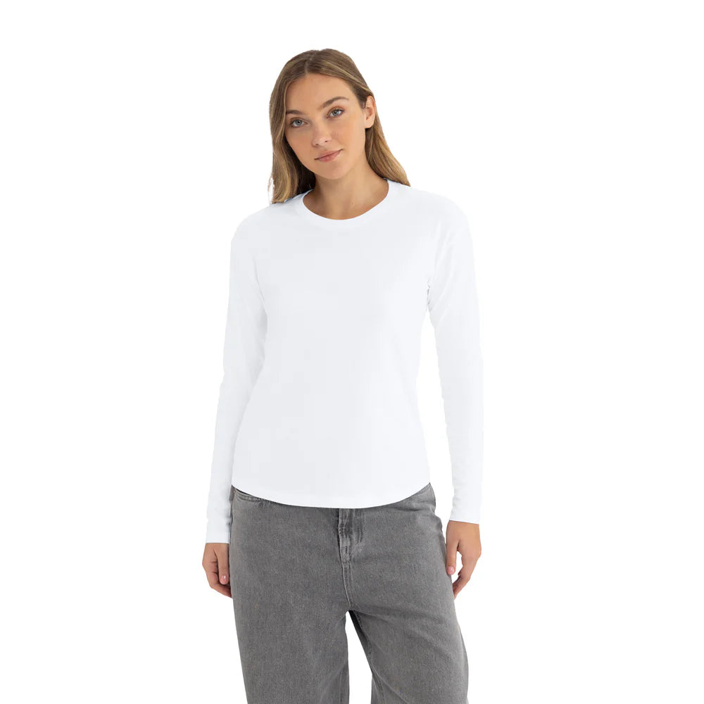 3911 Women's Cotton Relaxed Long Sleeve T-shirt Next Level