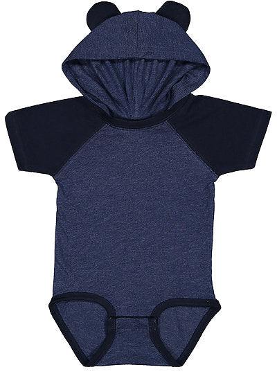 Infant Hooded Bodysuit w/Ears Rabbit Skins 4417