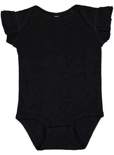 Infant Flutter Sleeve Bodysuit Rabbit Skins 4439