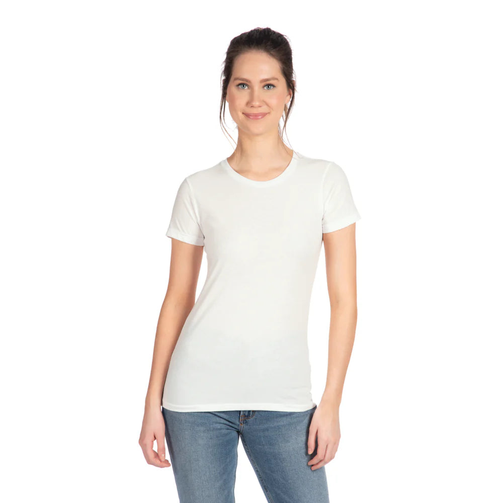 6610 Women's CVC T-Shirt Next Level SIZES X-SMALL, SMALL, MEDIUM & LARGE