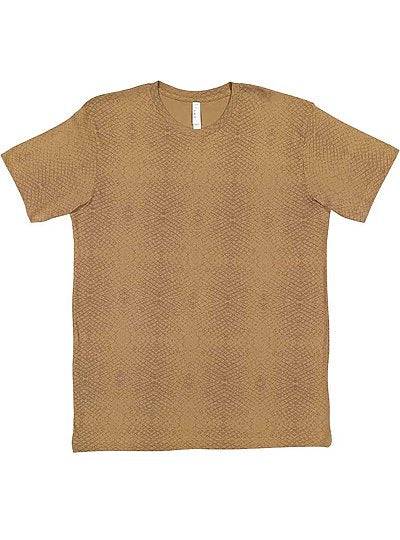 Unisex Fine Jersey Tee LAT 6901 (CONT'D) BROWN LEOPARD TO GOLD