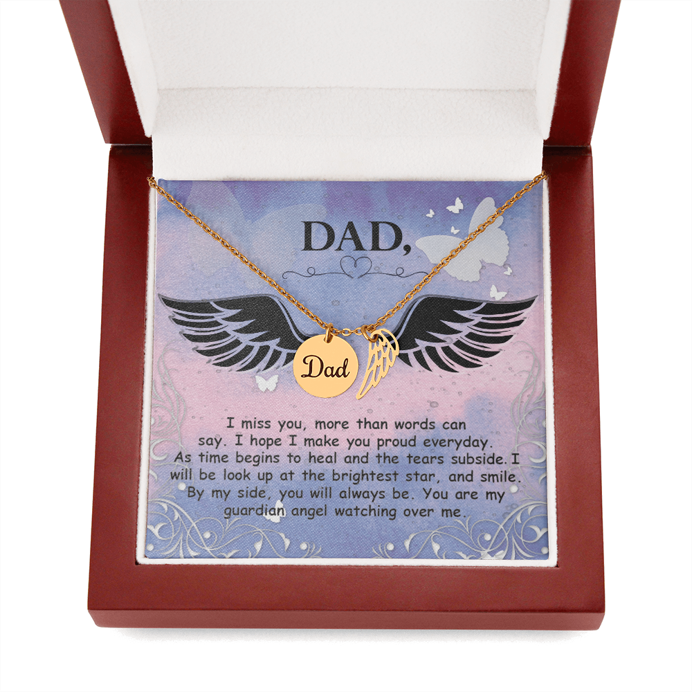 A Memorial to Dad Necklace - Engravable