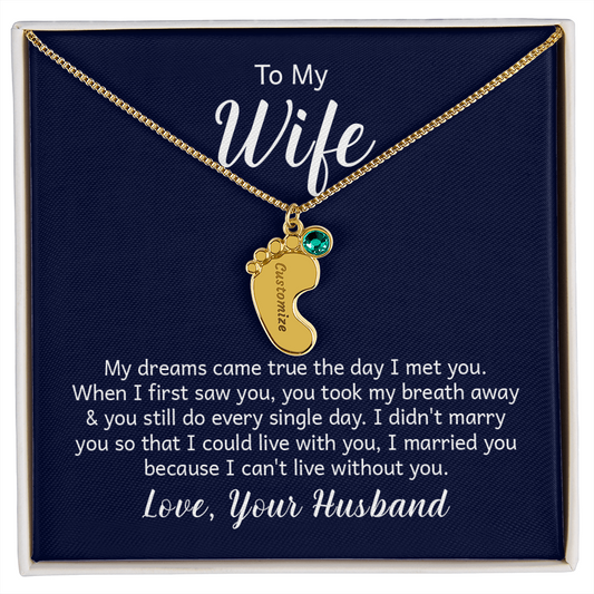 Baby Feet Carry Those Babies Around Your Neck!!