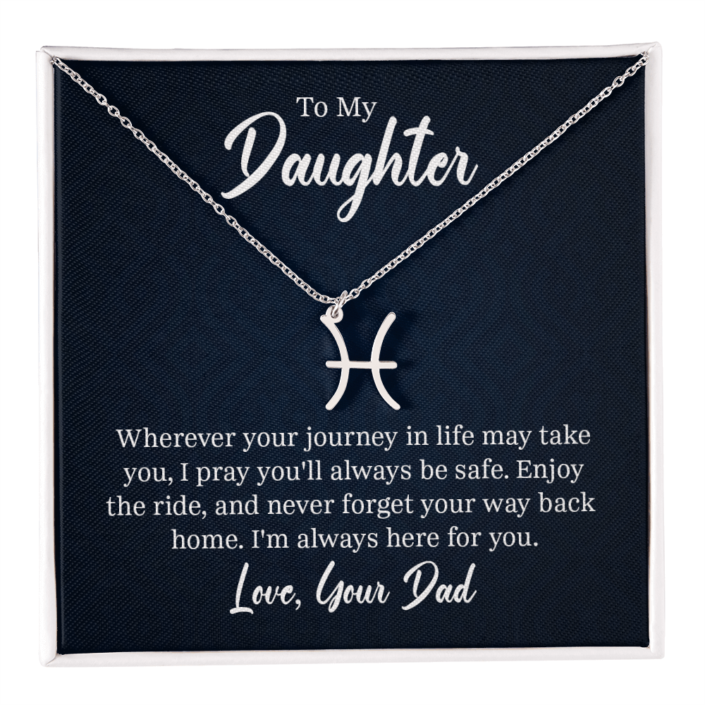 Always Know Where Your Stars Will Take You - Zodiac Necklace