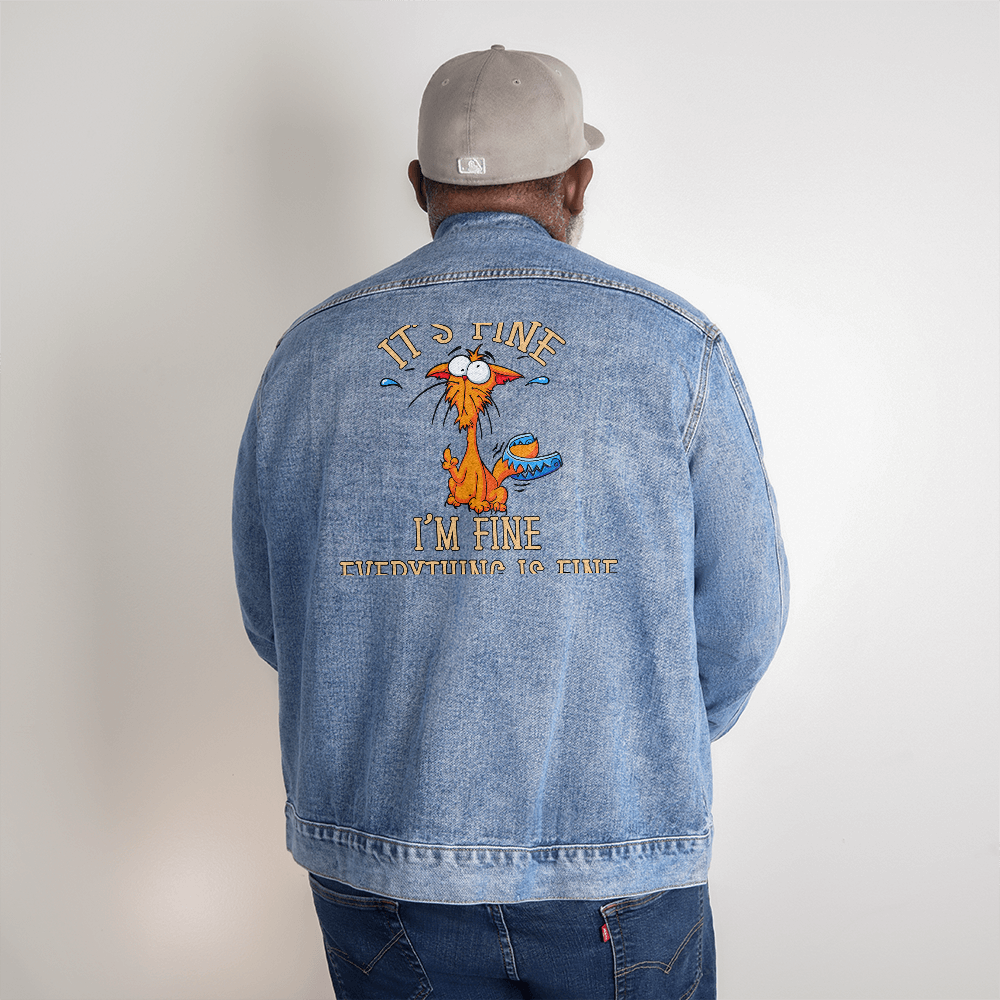 Men's DTG Denim Jacket - Perfect for Fall Weather!!