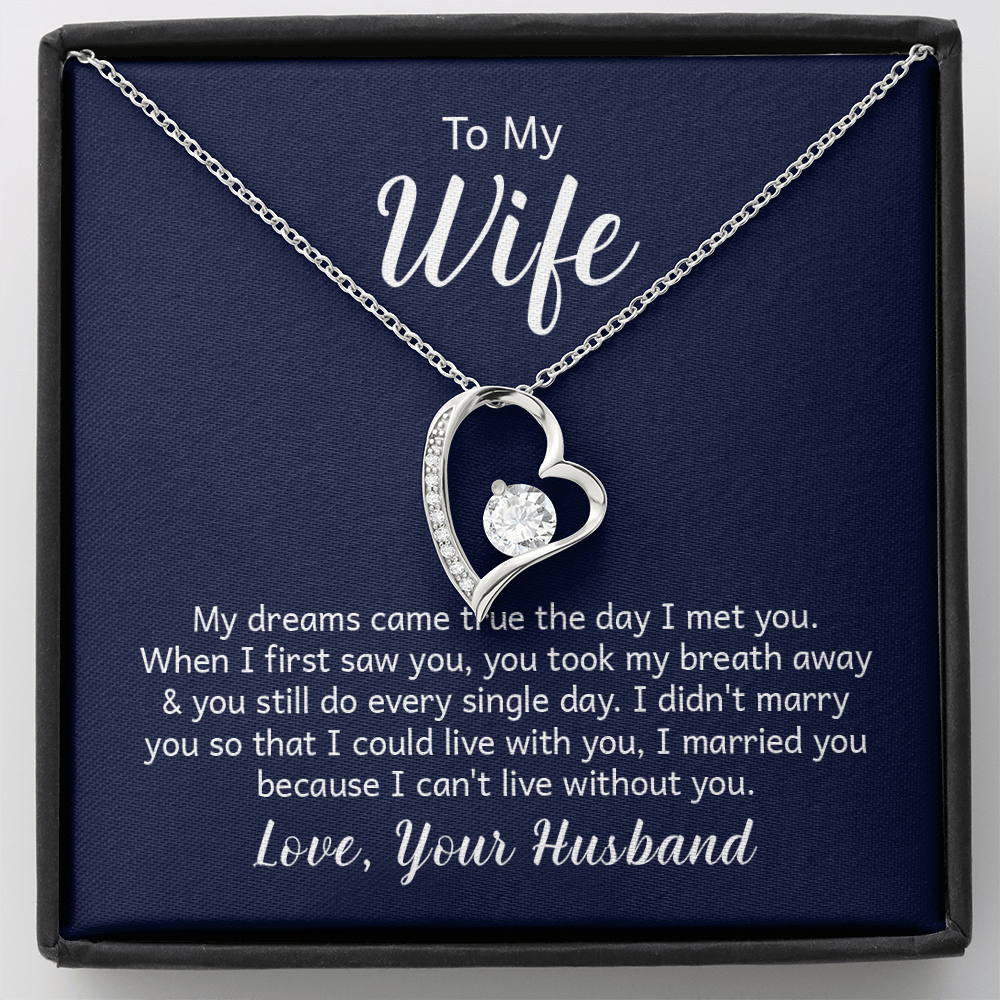 Forever Love Necklace - Make the Woman in your Life Scream with Happiness - Engravable