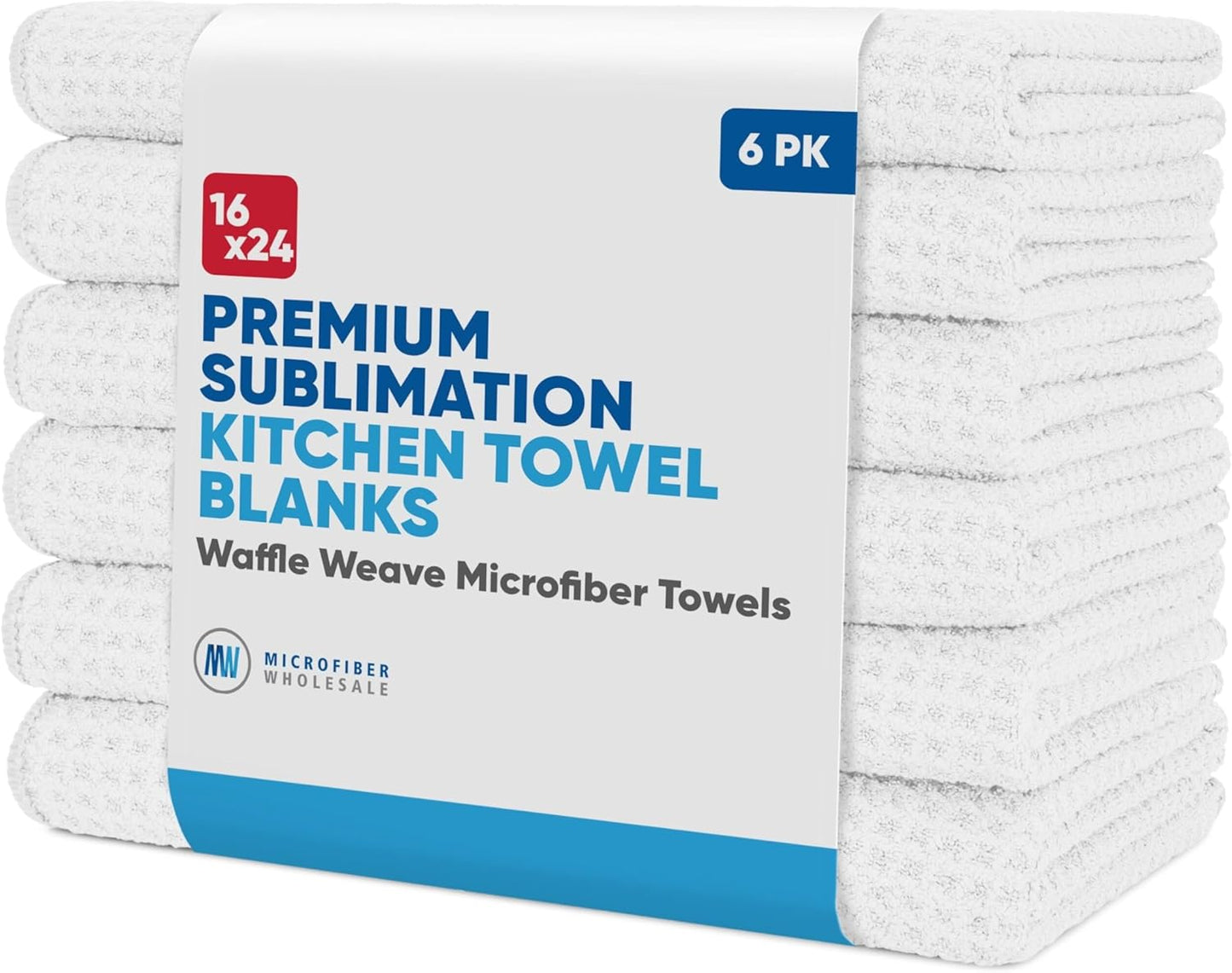 Premium Waffle Weave Microfiber Towels for Kitchen - Your Kitchen will Smile in Delight!!