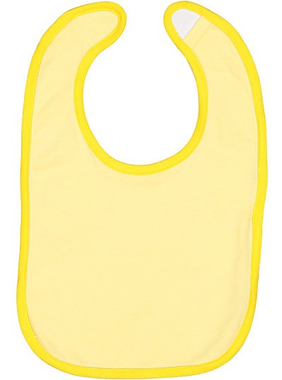 Infant Contrast Trim Bib  Rabbit Skins  1004