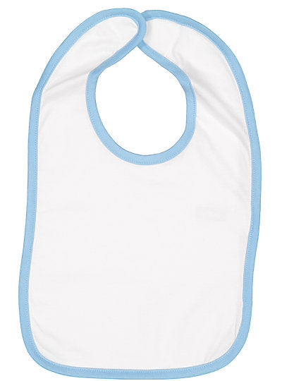 Infant Contrast Trim Bib  Rabbit Skins  1004