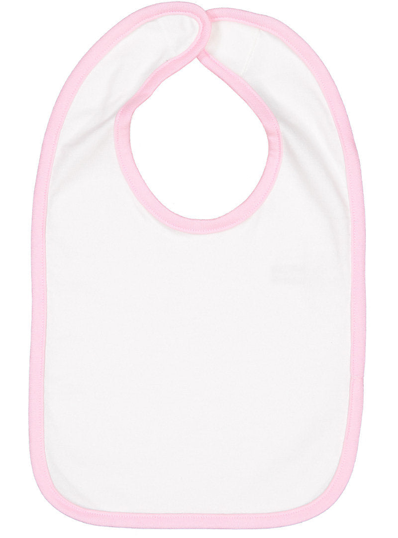 Infant Contrast Trim Bib  Rabbit Skins  1004