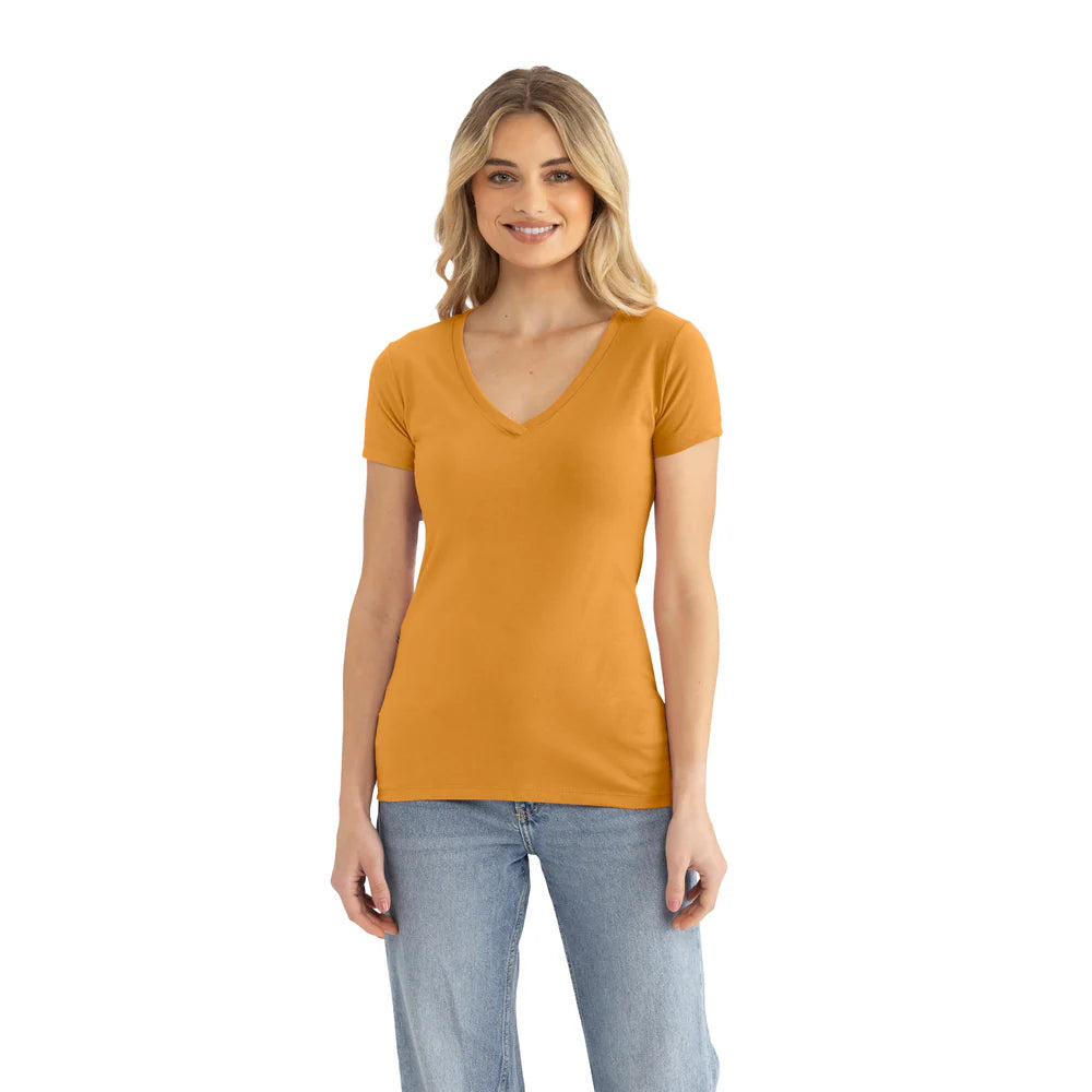 1540 Women's Ideal V-Neck T-Shirt  Next Level  SIZES X-SMALL, SMALL, MEDIUM, & LARGE