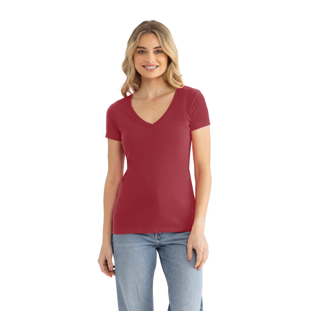 1540 Women's Ideal V-Neck T-Shirt  Next Level  SIZES X-SMALL, SMALL, MEDIUM, & LARGE