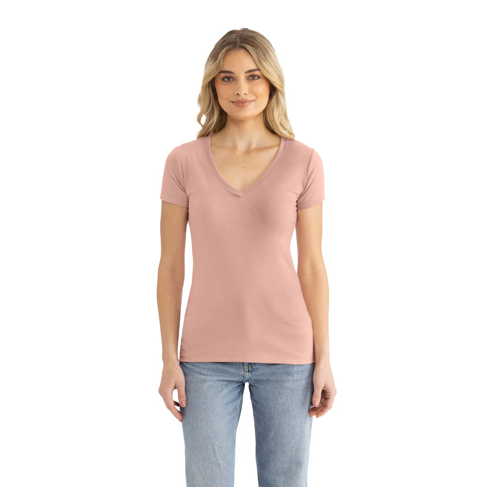 1540 Women's Ideal V-Neck T-Shirt  Next Level  SIZES X-SMALL, SMALL, MEDIUM, & LARGE