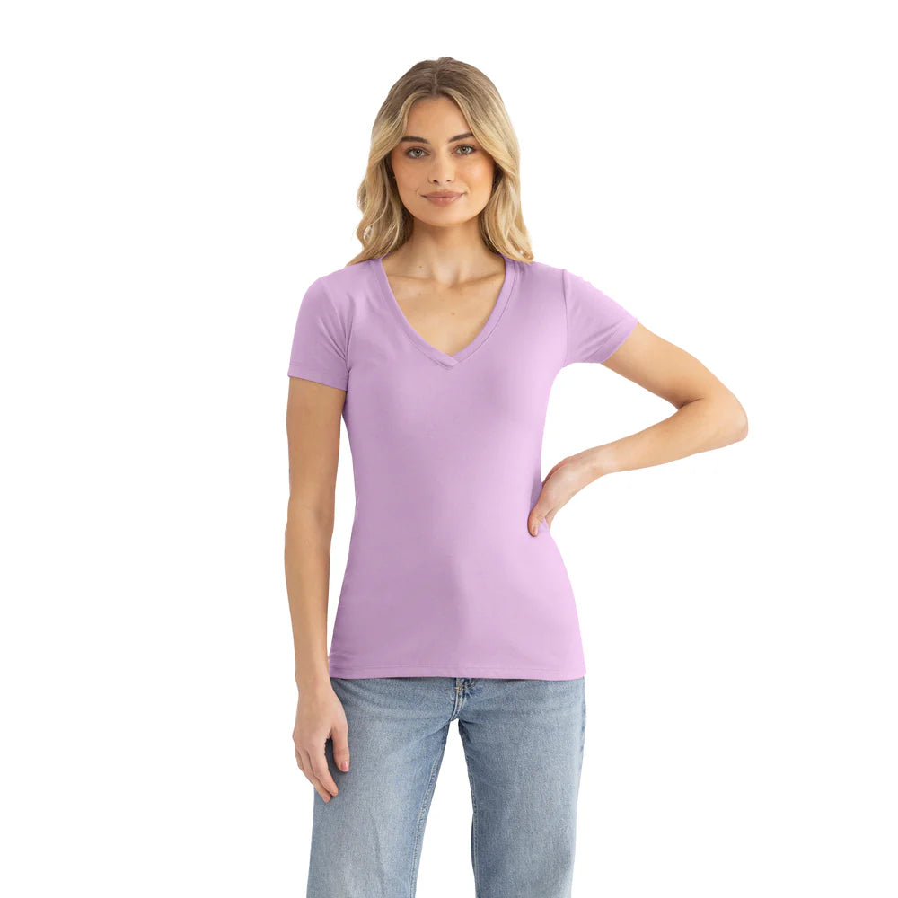 1540 Women's Ideal V-Neck T-Shirt  Next Level  SIZES X-SMALL, SMALL, MEDIUM, & LARGE