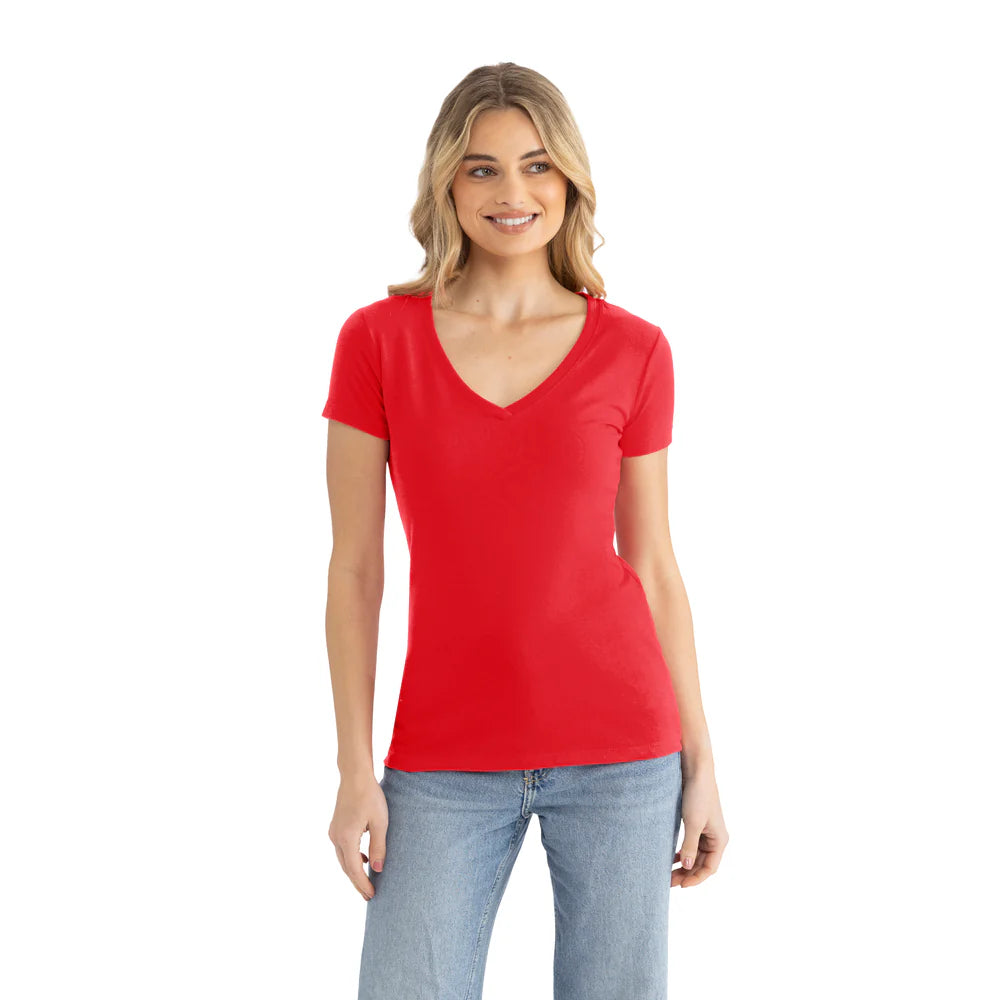 1540 Women's Ideal V-Neck T-Shirt  Next Level  SIZES X-SMALL, SMALL, MEDIUM, & LARGE