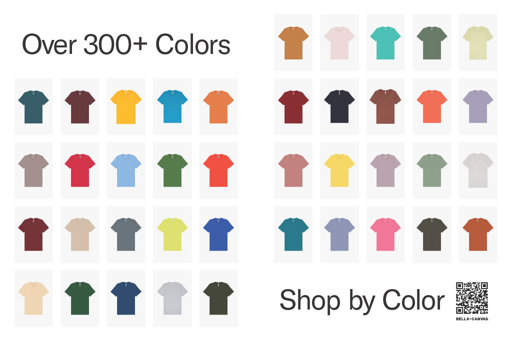 BELLA+CANVAS COLOR CARD