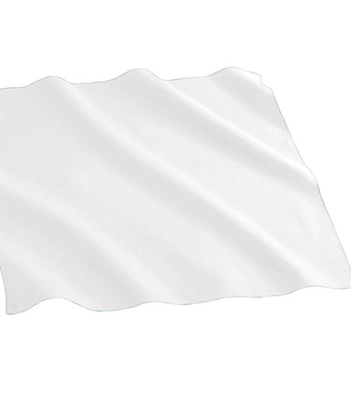 Augusta Cotton Bandana in soft white, measuring 21.5 inches, perfect for versatile headwear and stylish outfits.