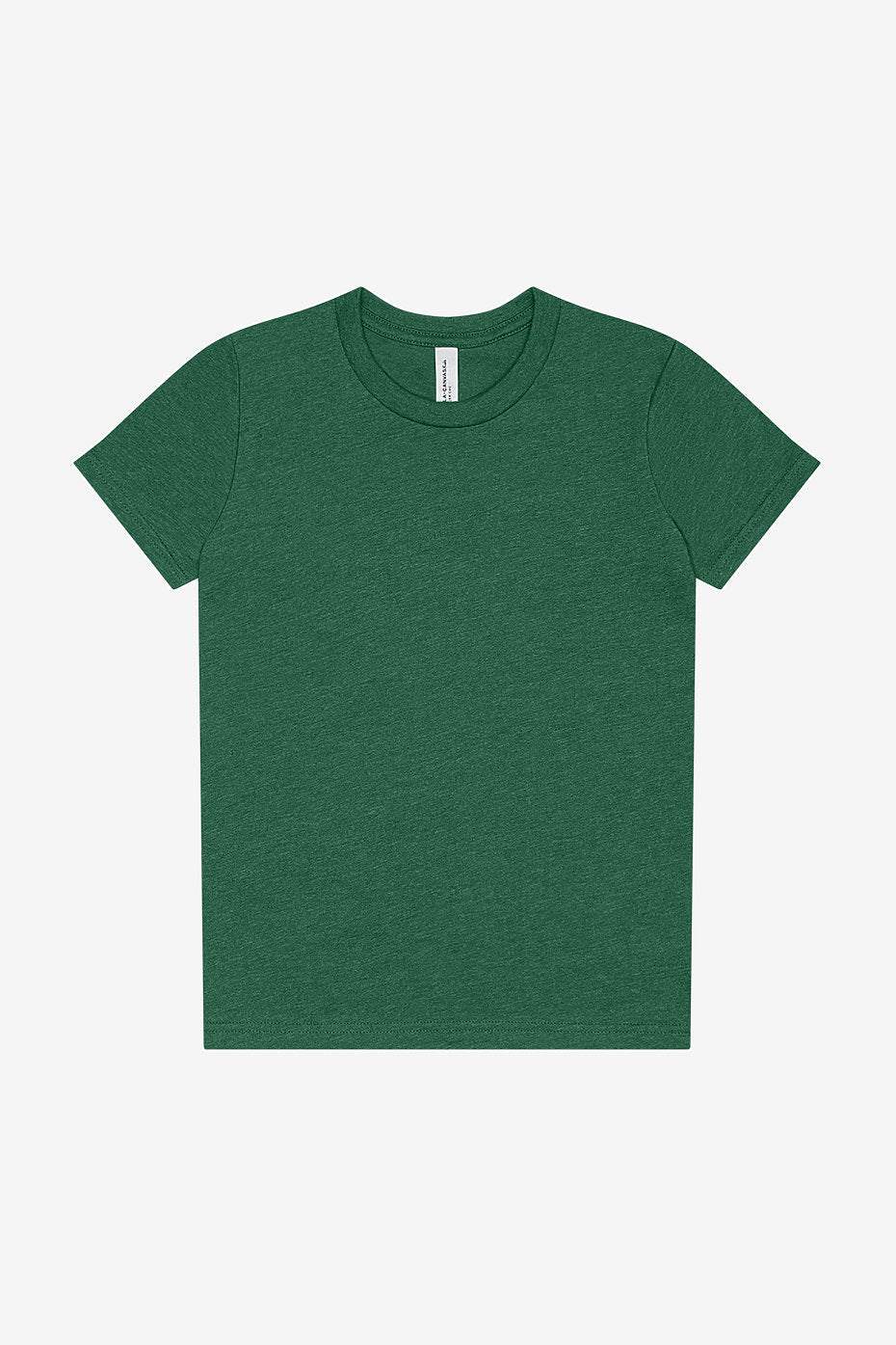 Youth Heather CVC Short Sleeve Tee  Bella+Canvas  3001YCVC YL & YXL