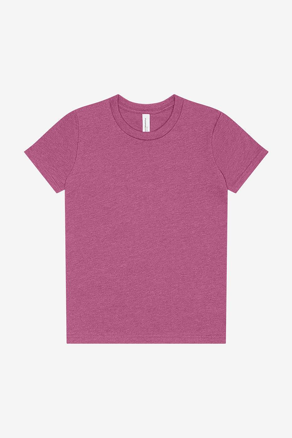 Youth Heather CVC Short Sleeve Tee  Bella+Canvas  3001YCVC YL & YXL