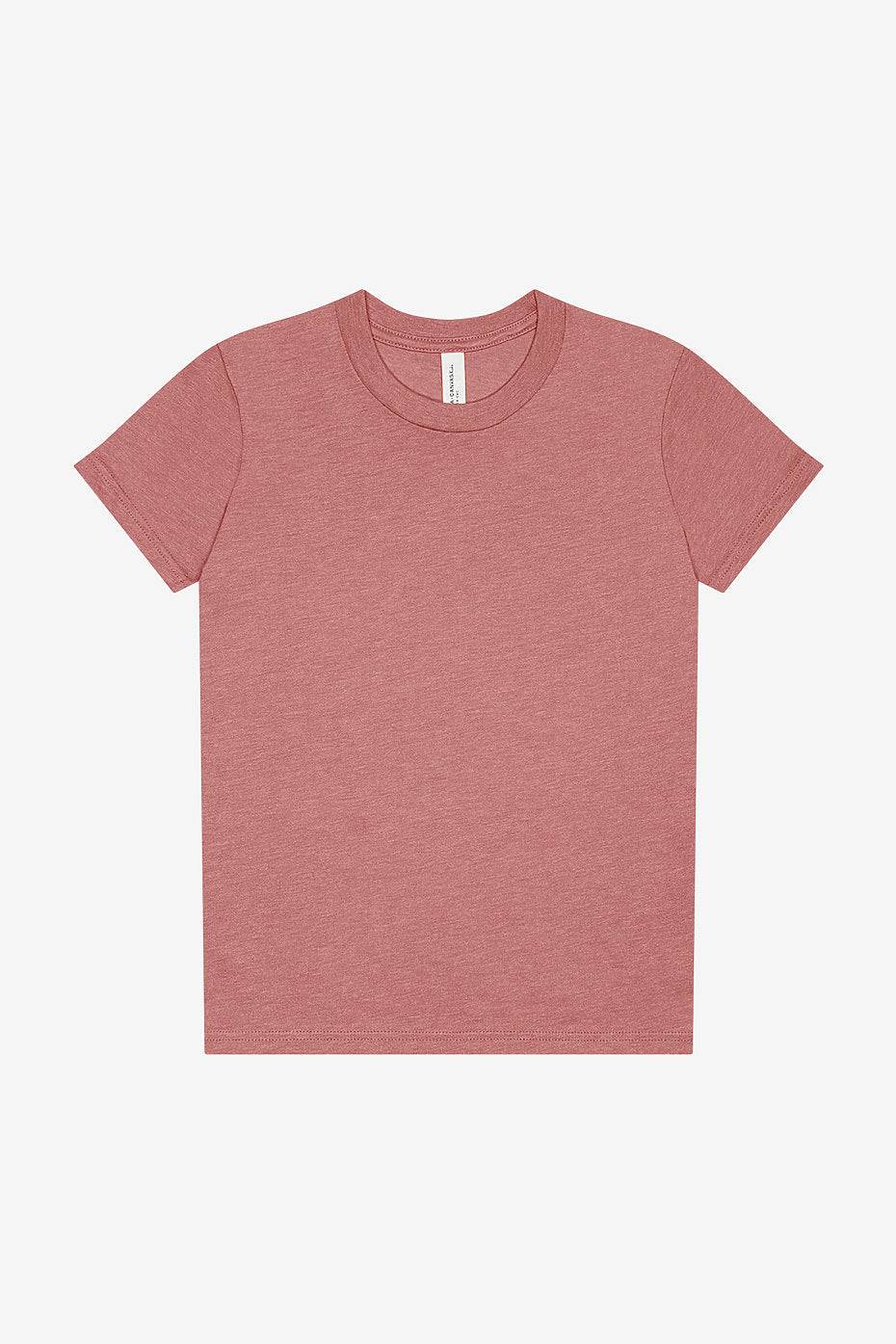 Youth Heather CVC Short Sleeve Tee  Bella+Canvas  3001YCVC YL & YXL