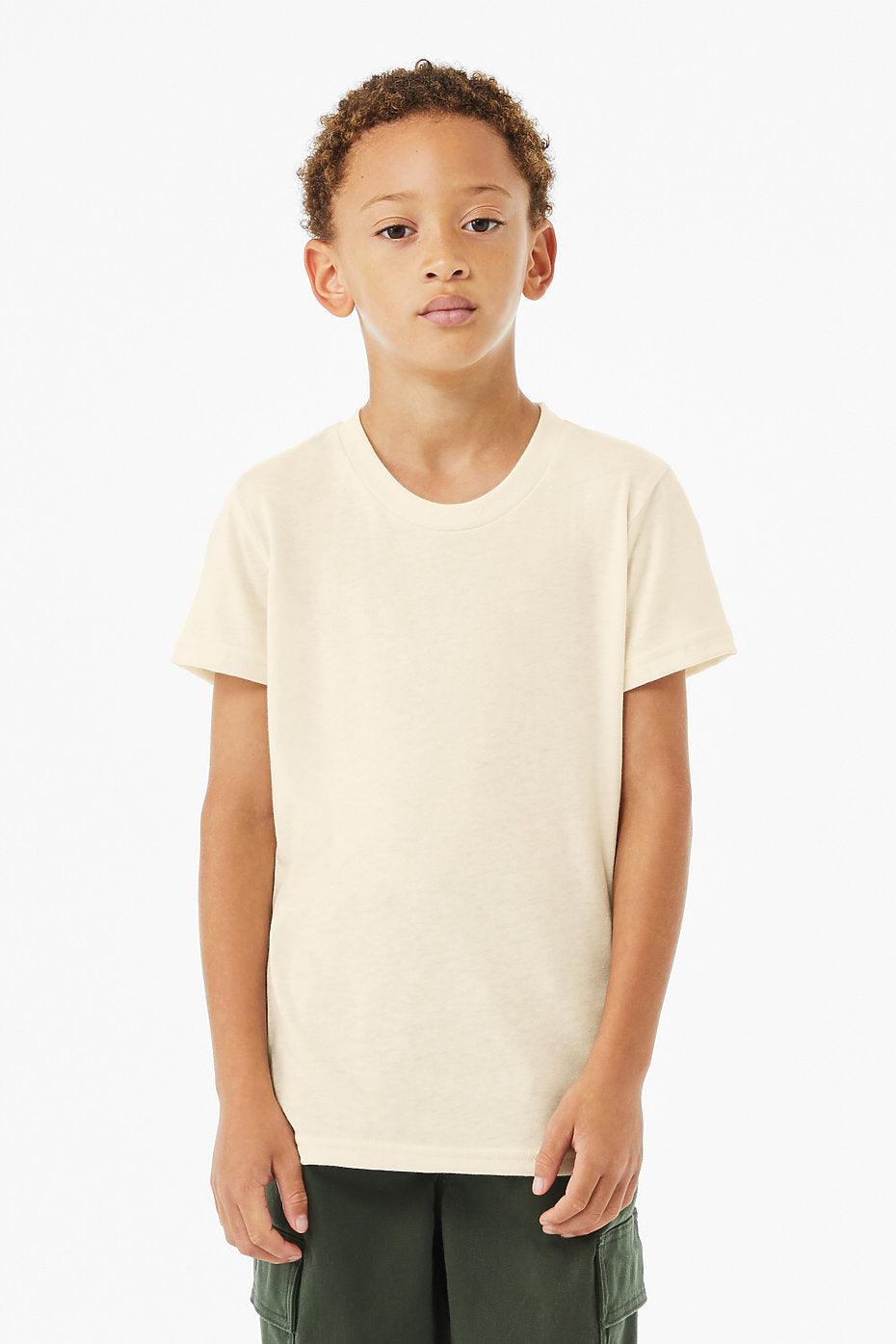 Youth Heather CVC Short Sleeve Tee  Bella+Canvas  3001YCVC YL & YXL