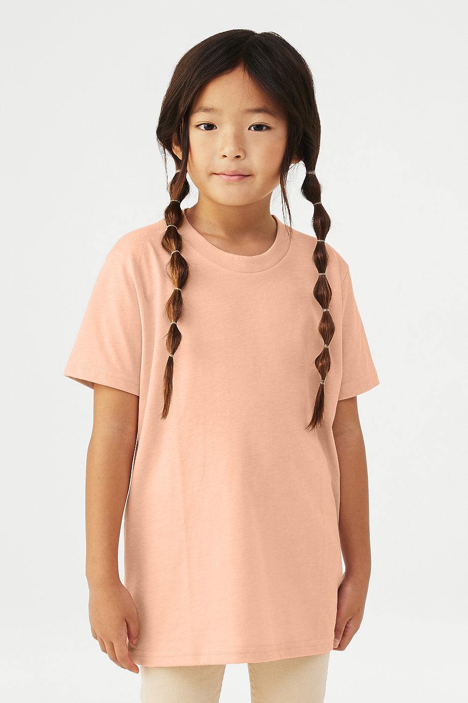 Youth Heather CVC Short Sleeve Tee  Bella+Canvas  3001YCVC YL & YXL