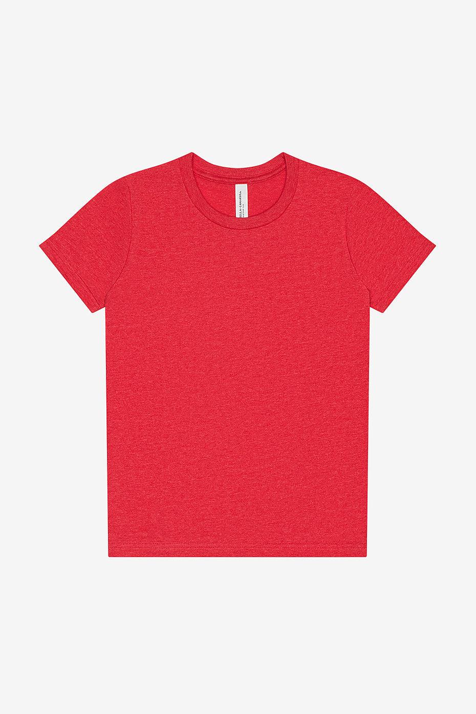 Youth Heather CVC Short Sleeve Tee  Bella+Canvas  3001YCVC YL & YXL