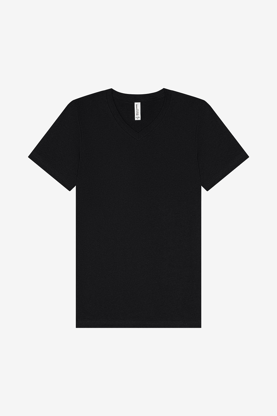 Unisex Jersey Short Sleeve V-Neck Tee  Bella+Canvas  3005 X-LARGE, XX-LARGE, & XXX-LARGE