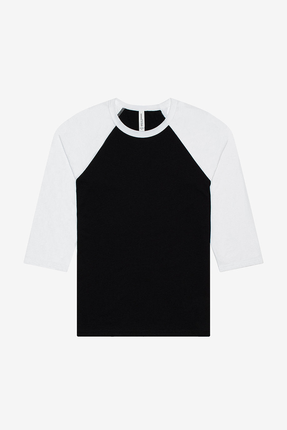 Unisex 3/4 Sleeve Baseball Tee Bella+Canvas  3200 X-SMALL, SMALL, & MEDIUM