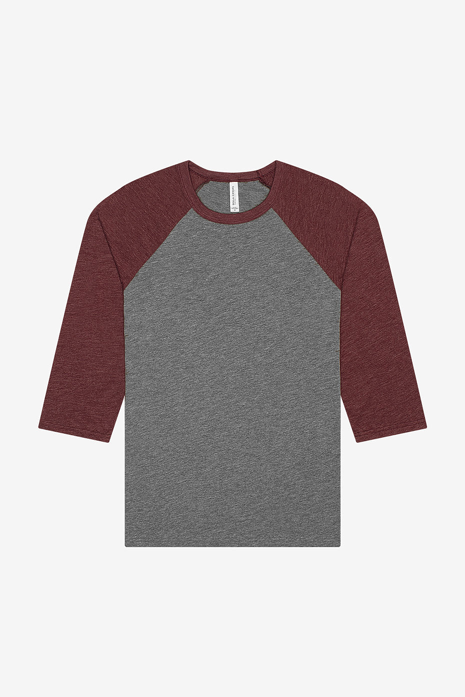 Unisex 3/4 Sleeve Baseball Tee Bella+Canvas  3200 X-SMALL, SMALL, & MEDIUM