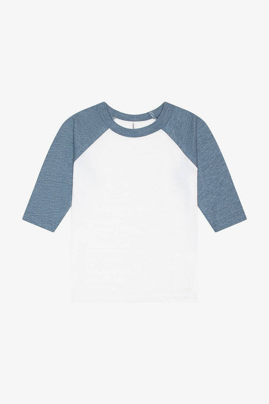 Toddler 3/4 Sleeve Baseball Tee  Bella+Canvas  3200T