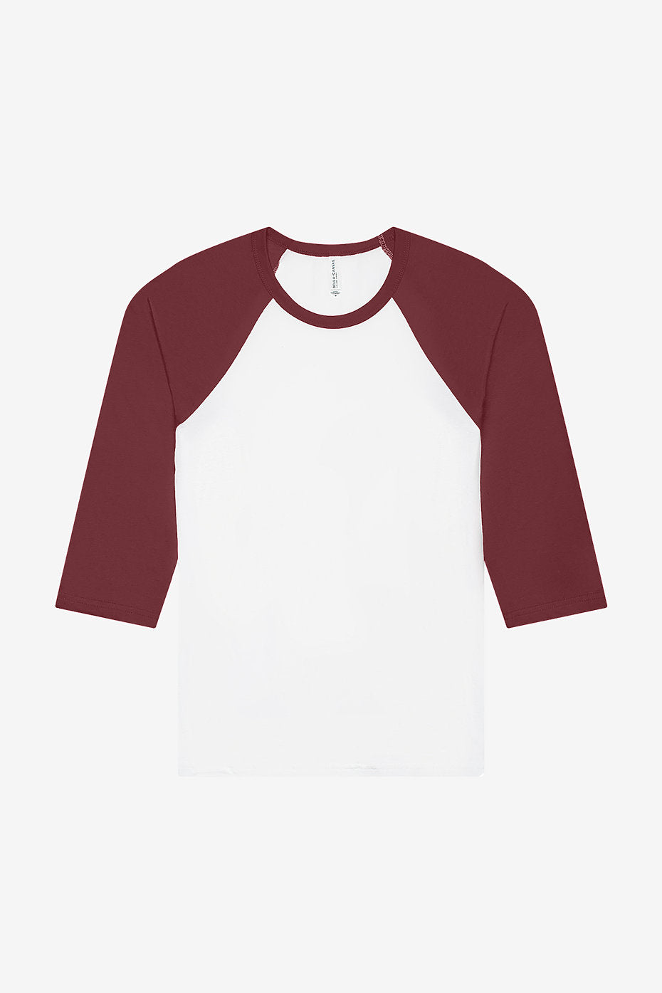 Unisex 3/4 Sleeve Baseball Tee Bella+Canvas  3200 X-SMALL, SMALL, & MEDIUM