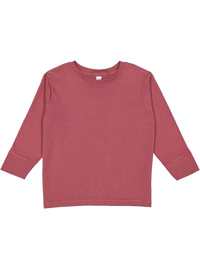 Toddler Long Sleeve Fine Jersey Tee  Rabbit Skins  3302