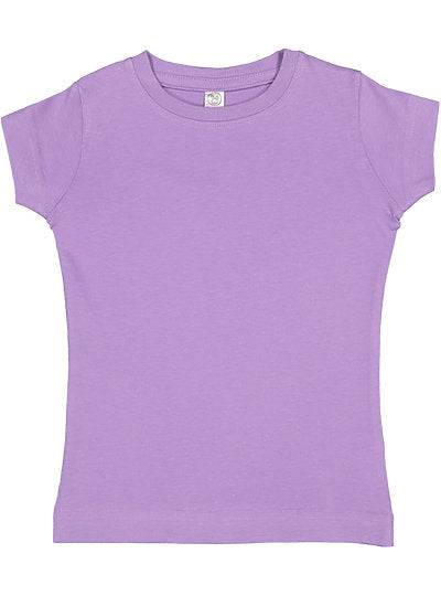 Toddler Girls Fine Jersey Tee  Rabbit Skins  3316
