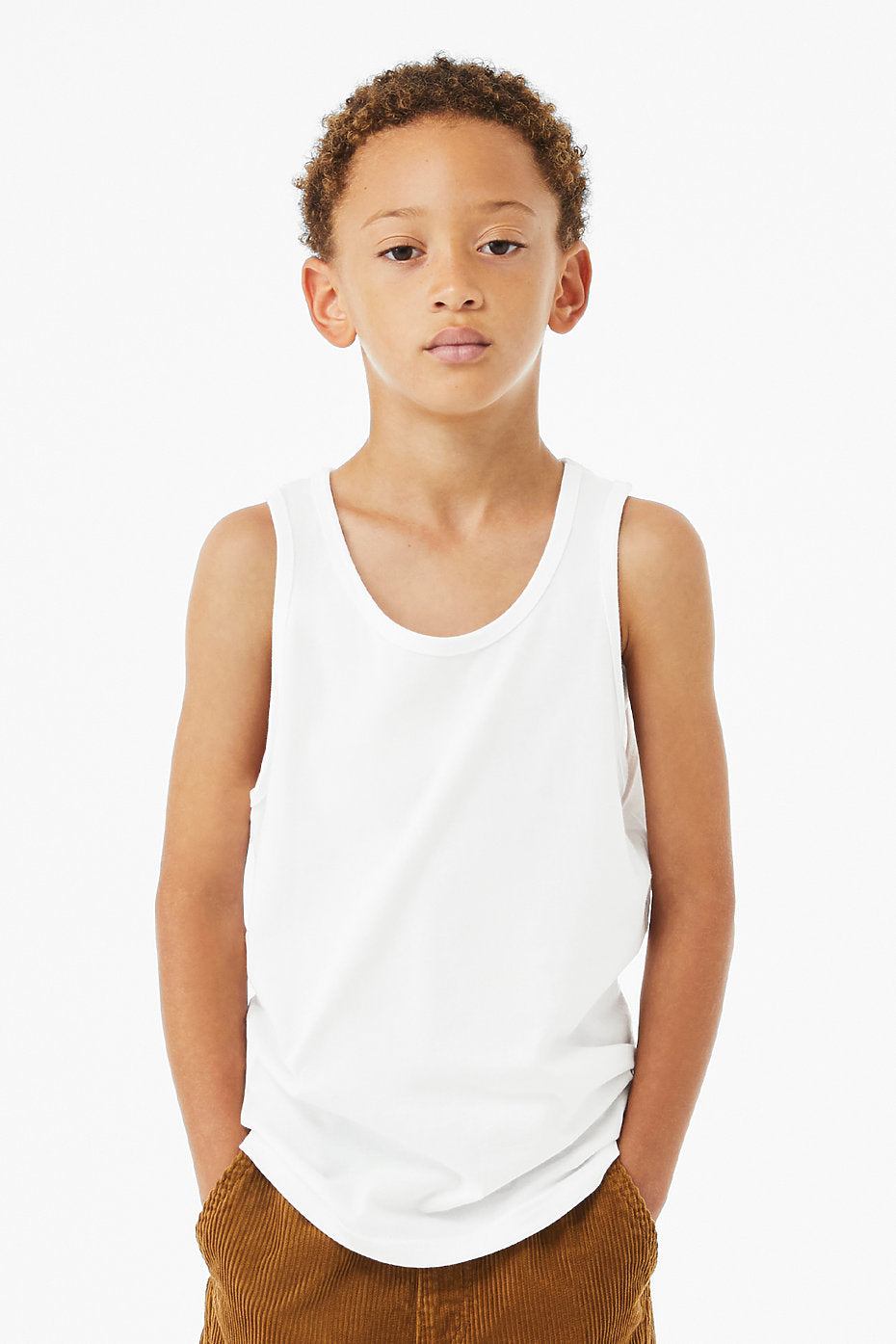 Youth Heather CVC Tank  Bella+Canvas  3480YCVC