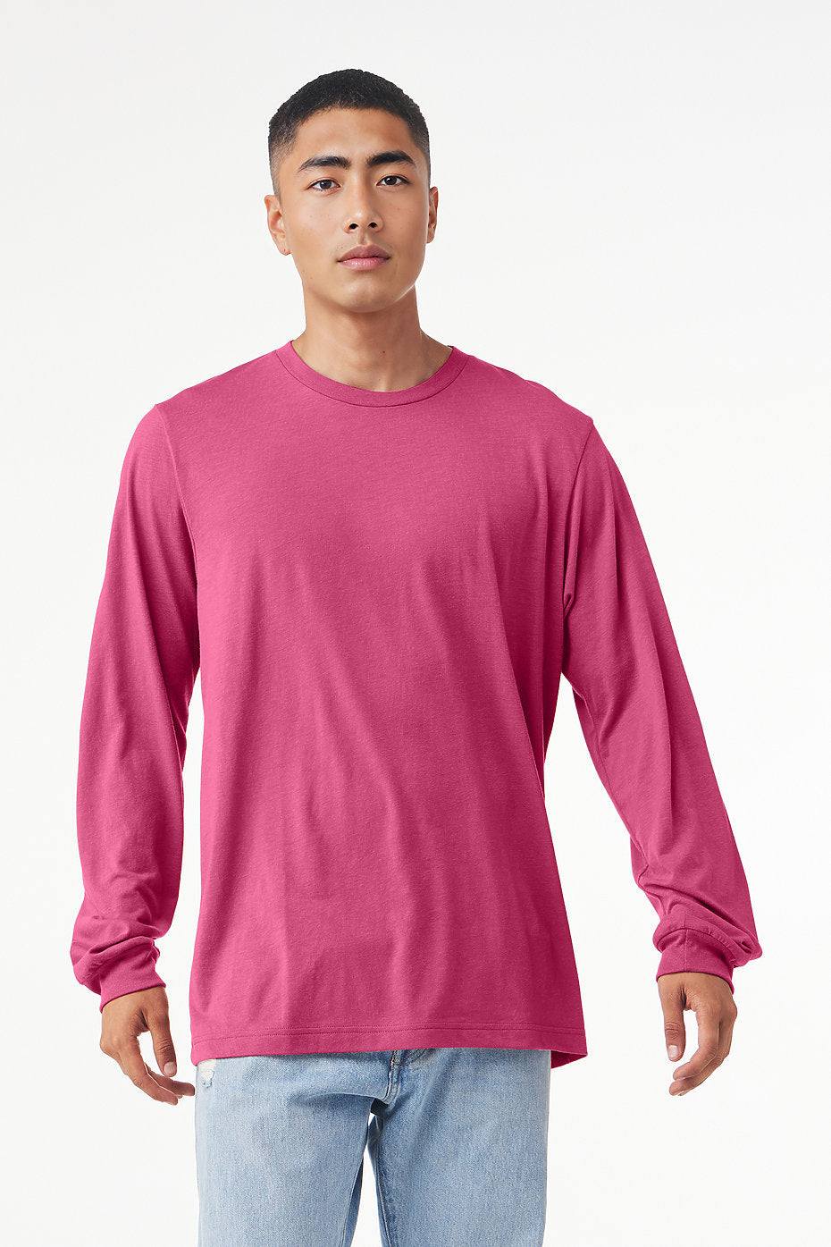 Unisex Jersey Long Sleeve Tee  Bella+Canvas  3501 XXX-LARGE