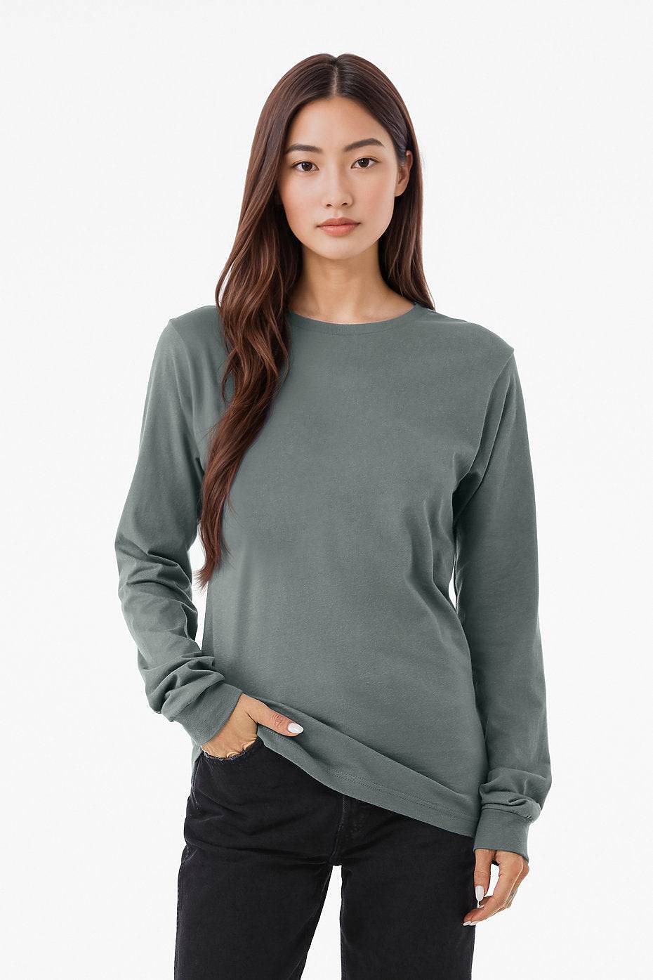 Unisex Jersey Long Sleeve Tee  Bella+Canvas  3501 XXX-LARGE