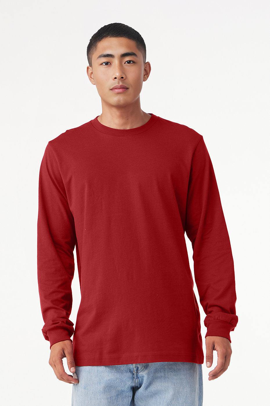 Unisex Jersey Long Sleeve Tee  Bella+Canvas  3501 XXX-LARGE