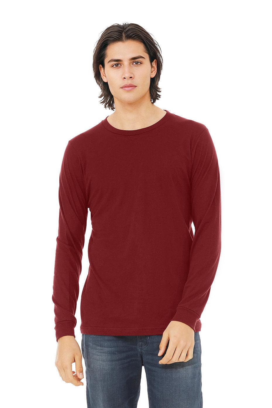 Unisex Jersey Long Sleeve Tee  Bella+Canvas  3501 XXX-LARGE