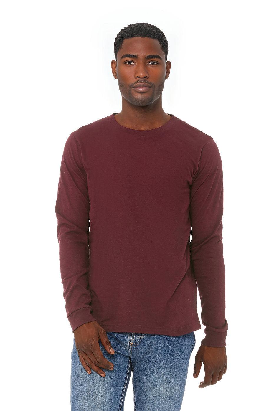 Unisex Jersey Long Sleeve Tee  Bella+Canvas  3501 XXX-LARGE