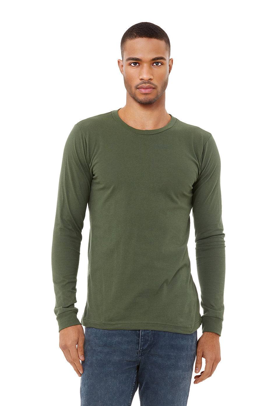 Unisex Jersey Long Sleeve Tee  Bella+Canvas  3501 XXX-LARGE