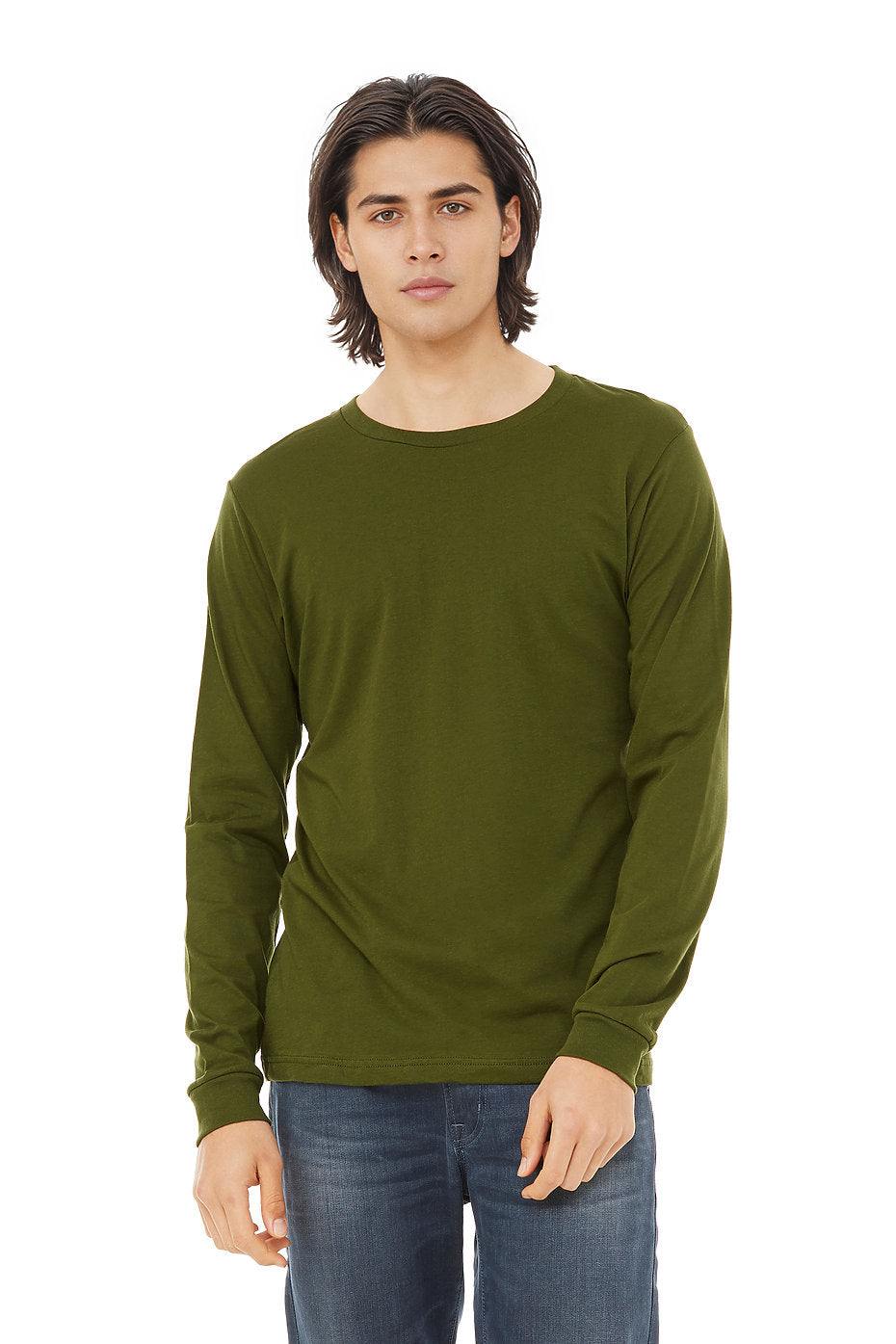 Unisex Jersey Long Sleeve Tee  Bella+Canvas  3501 XXX-LARGE